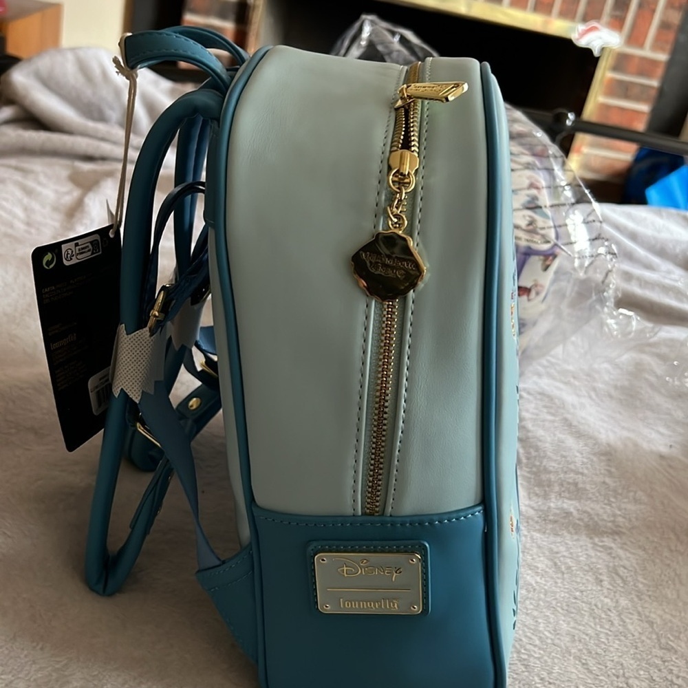 Disney Loungefly The Little Mermaid Stained Glass Mini Backpack – NWT - Picture 3 of 3